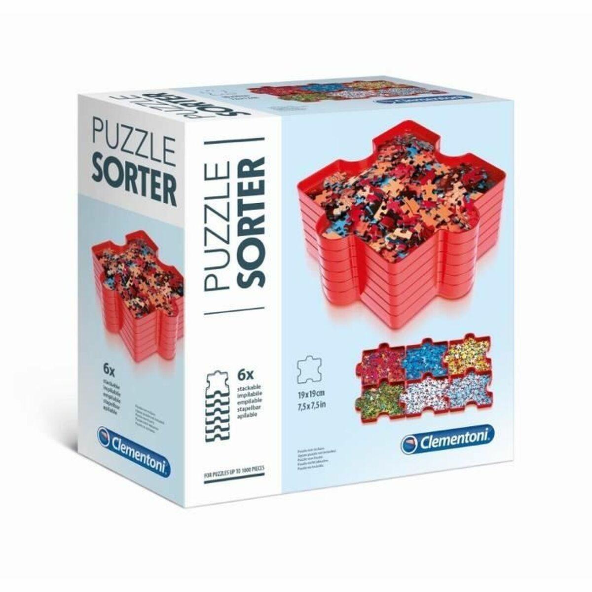 Puzzle Clementoni Sorter 1000 Pezzi Rosso (6 uds)
