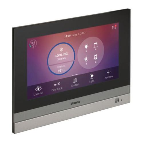 Legrand MyHOME Hometouch 7' Touch Screen Black connettore elettrico completo
