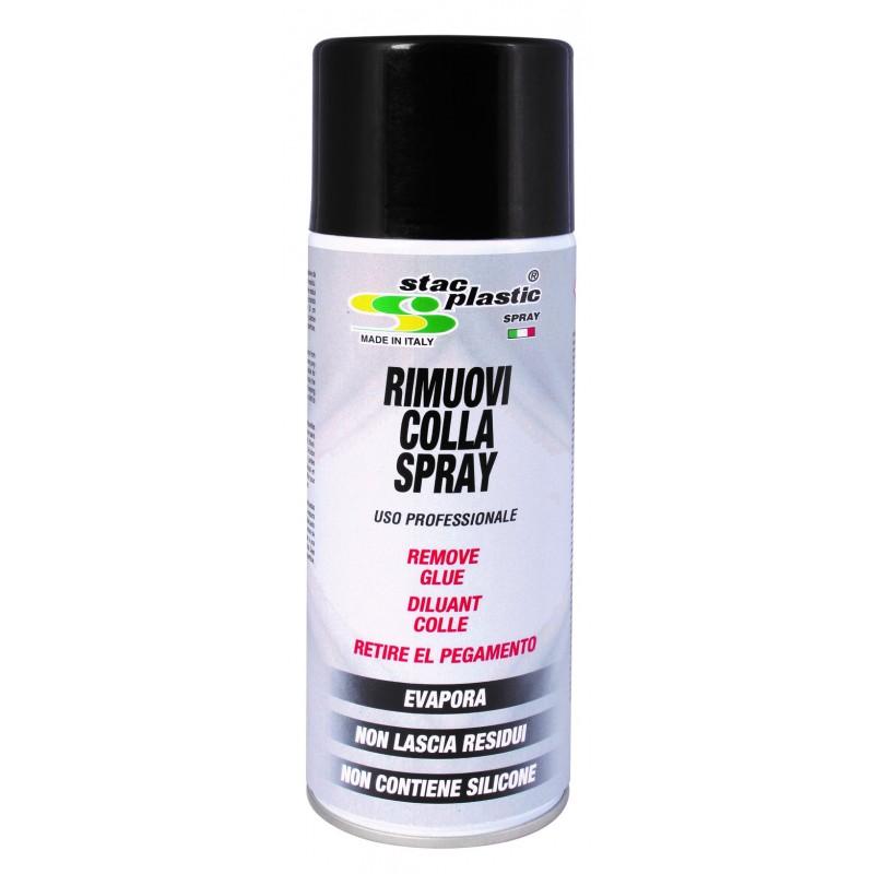 Spray per la rimozione della colla di etichette.Evapora rapidamente non lascia residui.Indicato per la rimozione di colla ed et