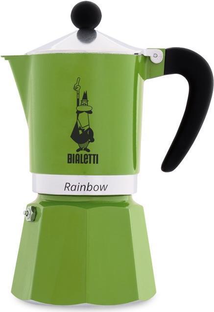Caffettiera espresso Bialetti Rainbow 3 tazze verde