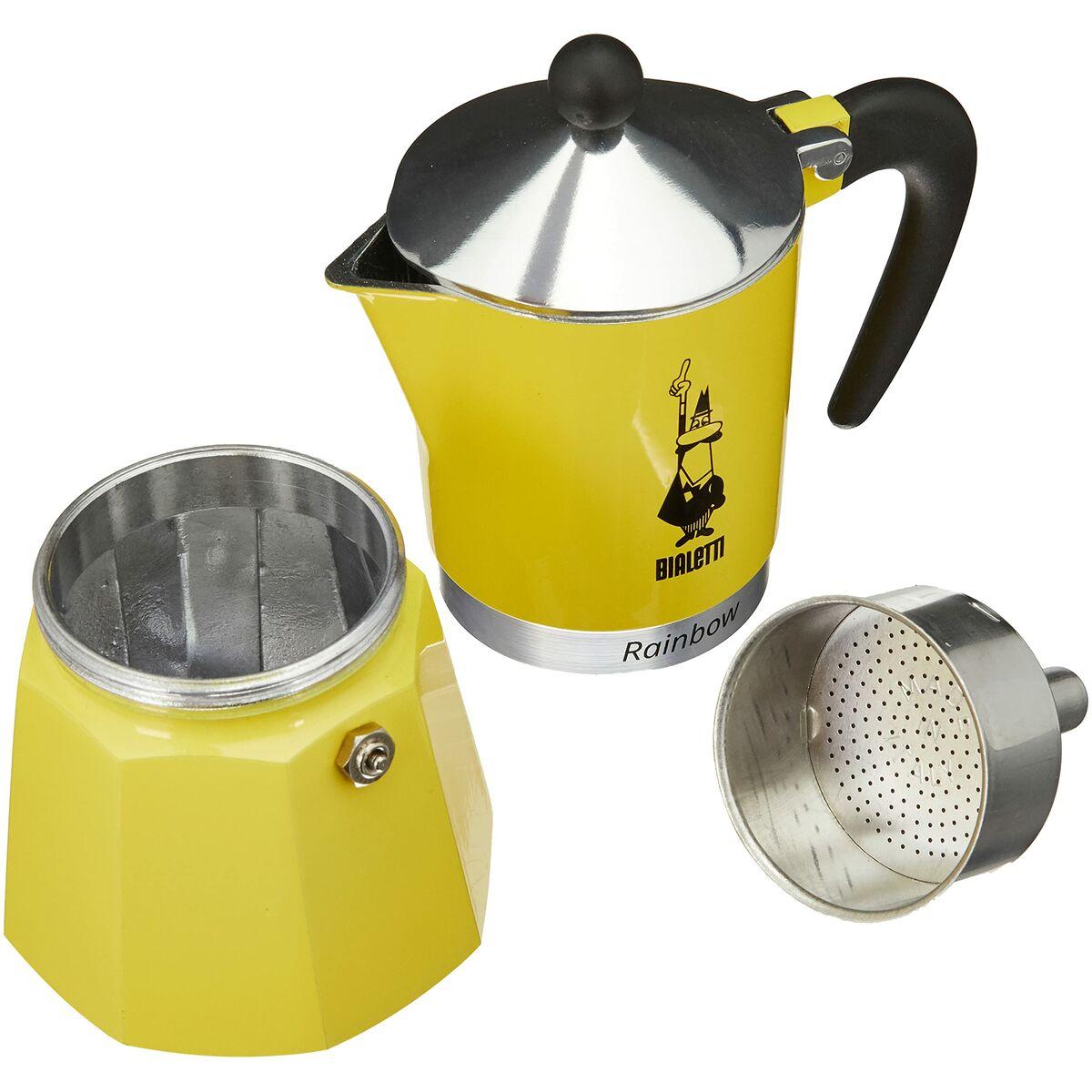 Caffettiera espresso Bialetti Rainbow 6 tazze gialla