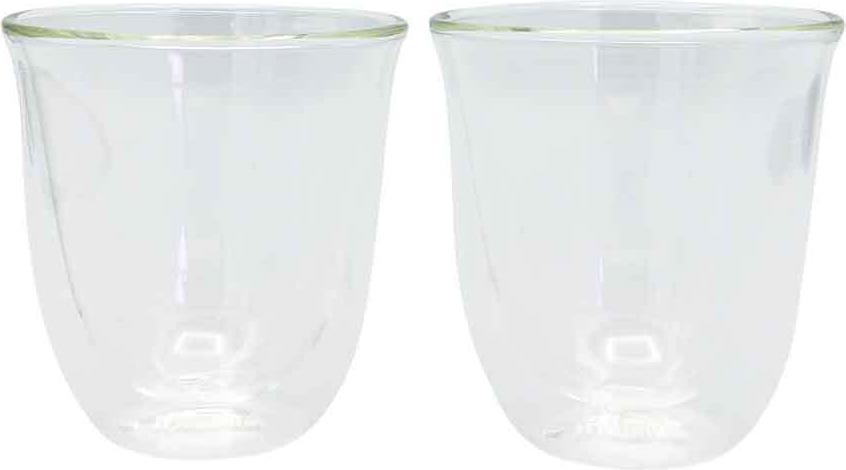 Bialetti 2 pz. Set di bicchieri Firenze, doppia parete, 200 ml