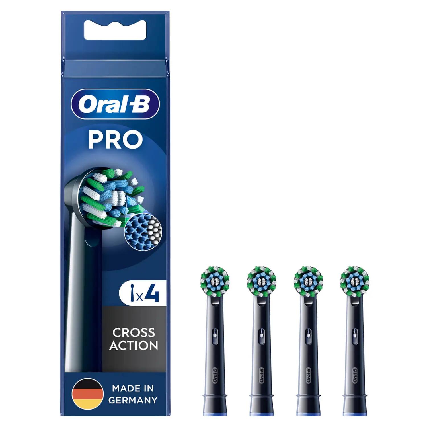 Passend fr Oral-B Elektrozahnbrsten mit rundem Brstenkopf 4er Set
