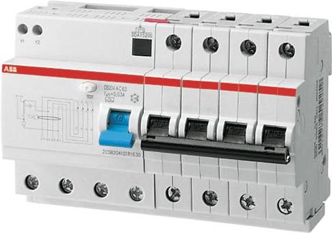 ABB DS204 A-B16/003 Interruttore di controllo dell'autorità di interruzione di potenza A-tipo 4 (2CSR254101R1165)