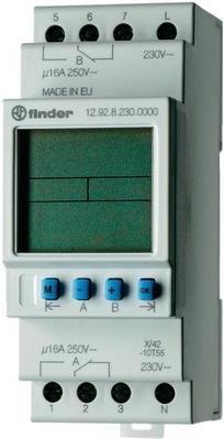 Timer Finder per la tensione operativa dell'incursione: 230 V/AC 12.92.8.230.0000 2 Wechsler 16 A 250 V/AC Programma giornalier