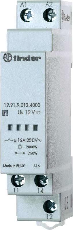 Finder Power Module per Twilight Switch 11.91, serie 19.91.9.012.4000 19.91.9.012.4000 12 V/DC 1 Wechsler (AC1, 23 (19.91.9.012