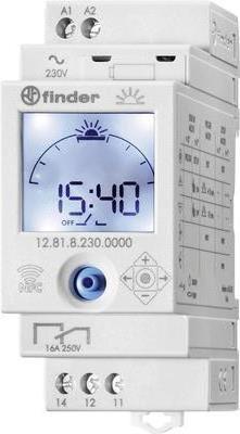 Timer Finder per HAUPS di Tensione operativa: 230 V/AC 12.81.8.230.0000 1 Wechsler 16 A 250 V/AC Astronomical (12.81.8.230.0000)