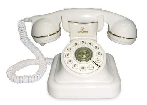 BRONDI TELEFONO DA CASA VINTAGE 20 WHITE