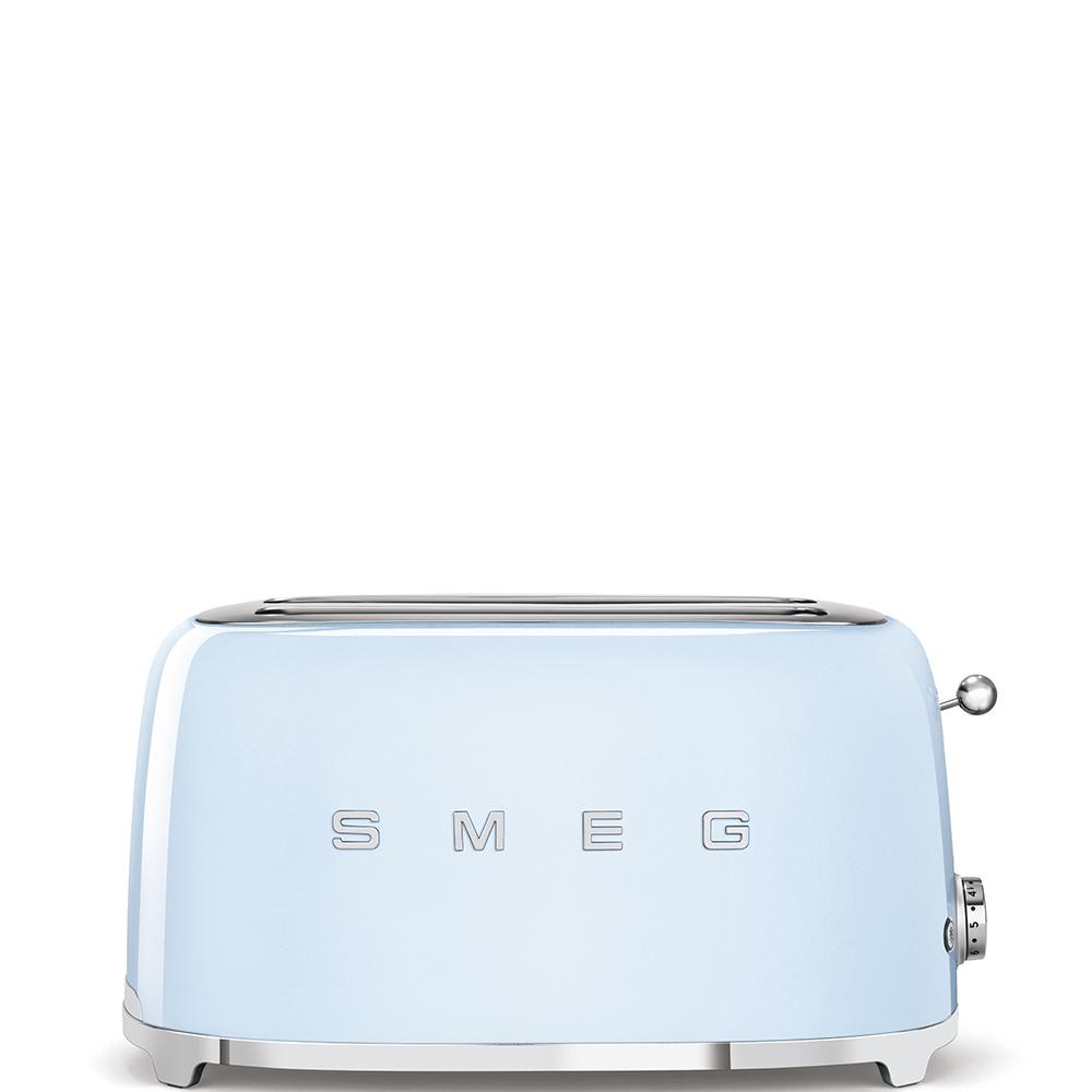 SMEG TOASTER 4 fette in stile 50 'S in stile Pastel blu TSF02PUE