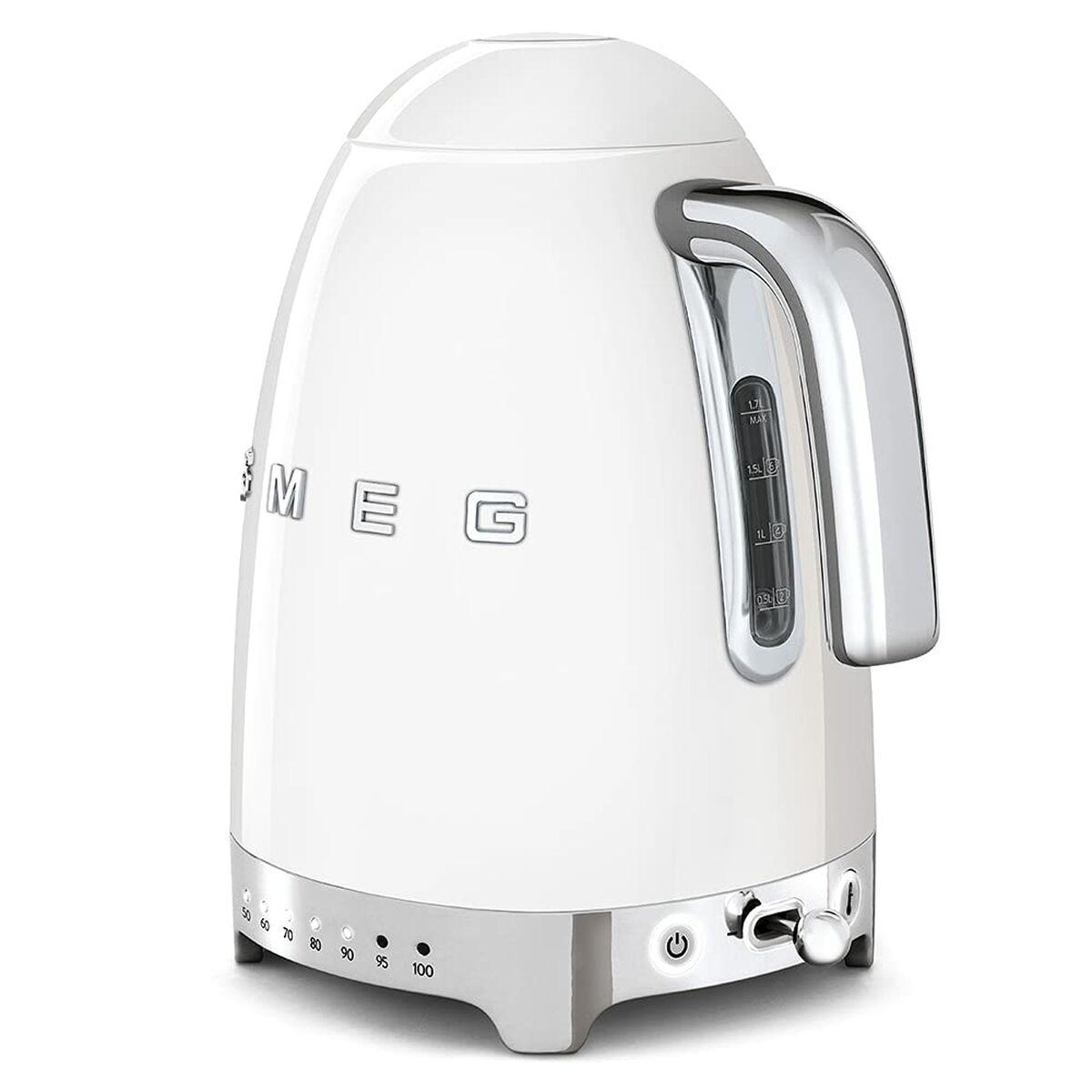 Bollitore Smeg KLF04WHEU 2400 W 1,7 L Bianco Acciaio inossidabile Plastica