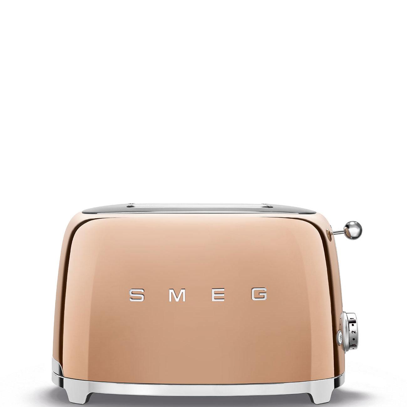 Smeg Tostapane 2 Fessure Stile Anni '50 Oro Rosa TSF01RGEU