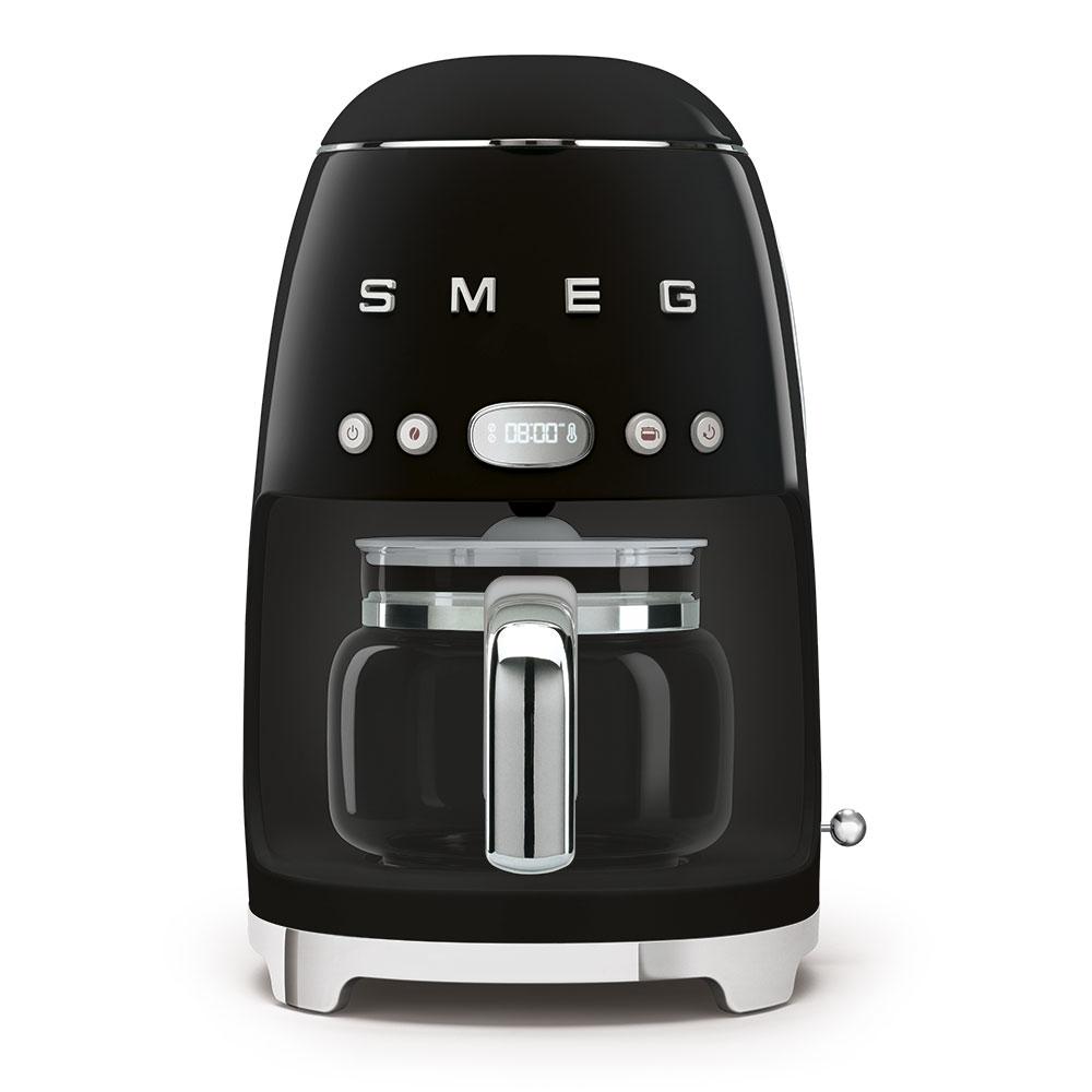 SMEG Filter Coffee Machine 50s Style DCF02BLEU, NERO