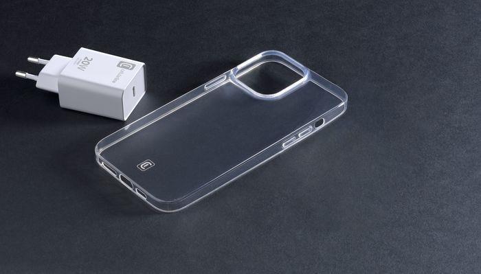 Cellularline Starter Kit Custodia protettiva per cellulare 155 cm (6.1") Cover trasparente - Bianco (STARTKITIPH13)