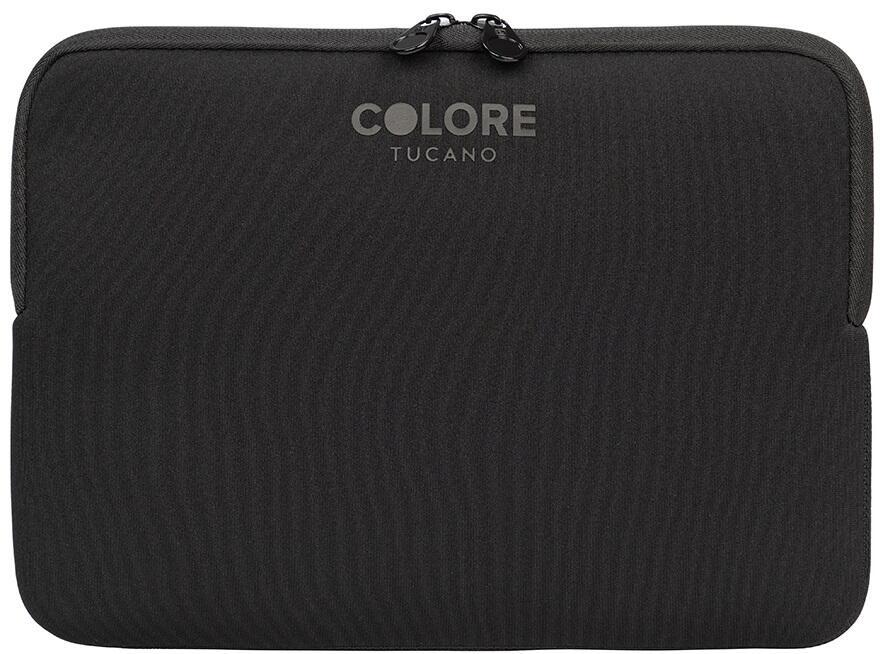 Tucano Colore Second Skin 318 cm 12.5 Custodia a tasca Nero (COLORE SLEEVE BLACK - MACBOOK AIR/PRO 13 LAPTOP 12)