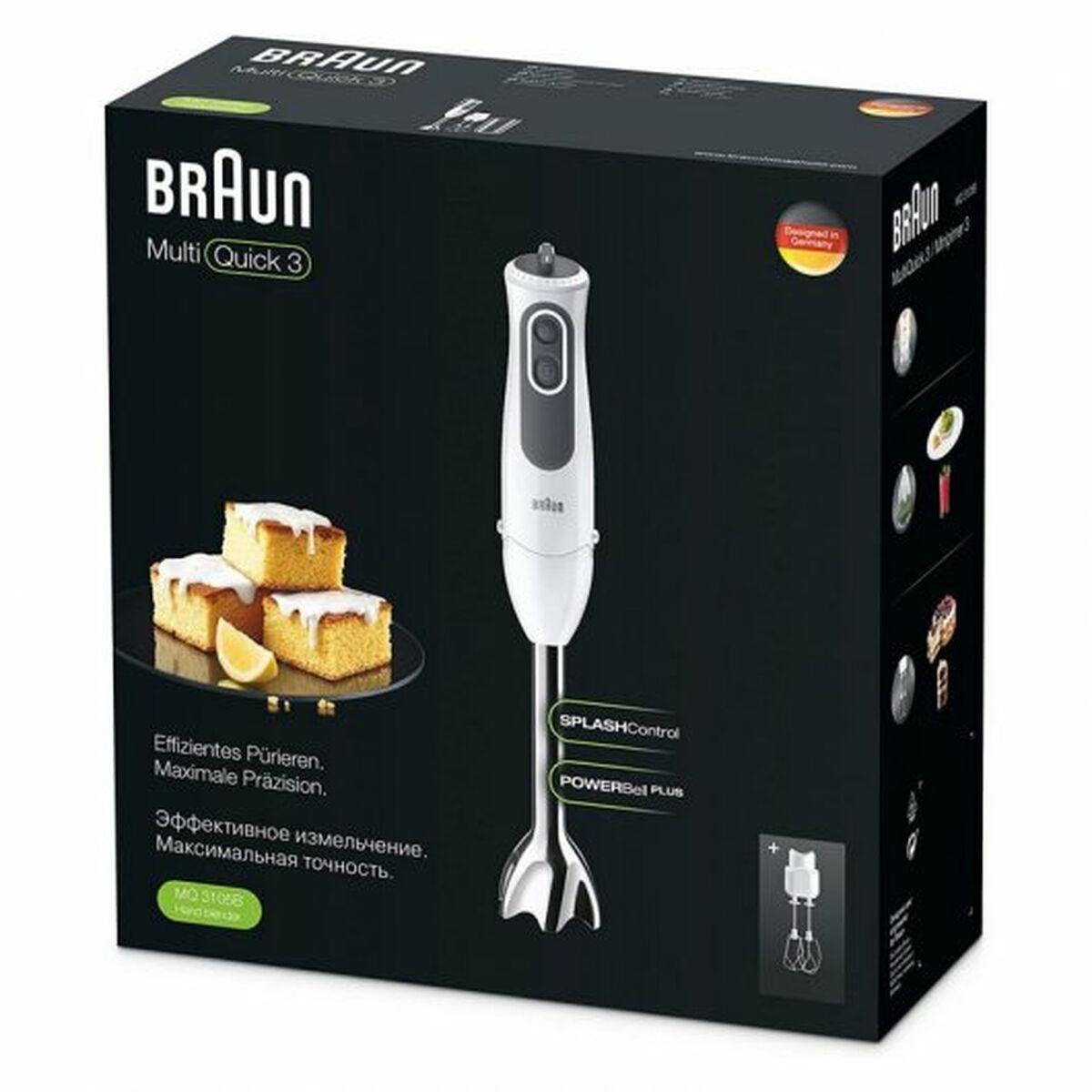 Braun Multiquick 3 Vario MQ 3105B Stavblender Funzione Turbo Bianco/grigio antracite