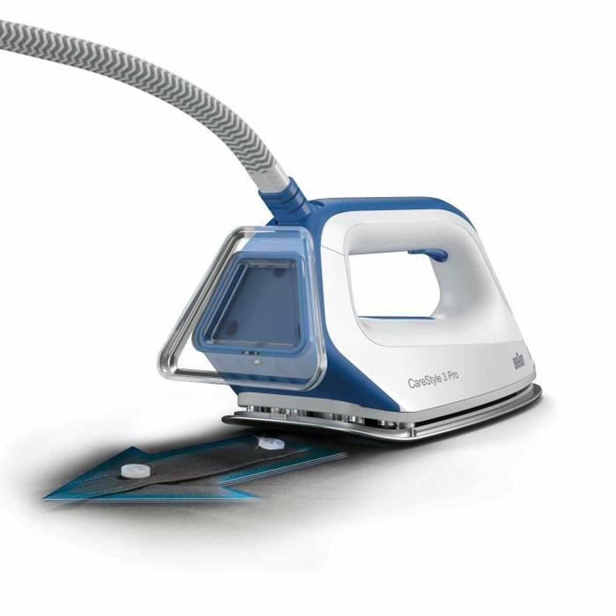Stazione del ferro da stiro a vapore Braun IS3157BL CareStyle 3 Pro bianco/blu