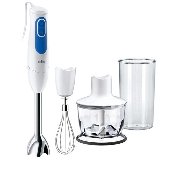 Braun MQ3035WH Sauce 0,6 L Frullatore ad immersione 700 W Blu, Bianco