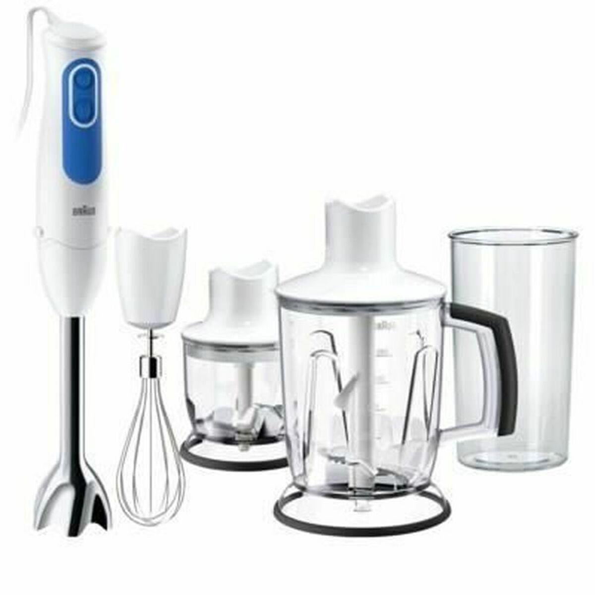 Frullatore ad immersione Braun MQ3045 aperitivo bianco/blu