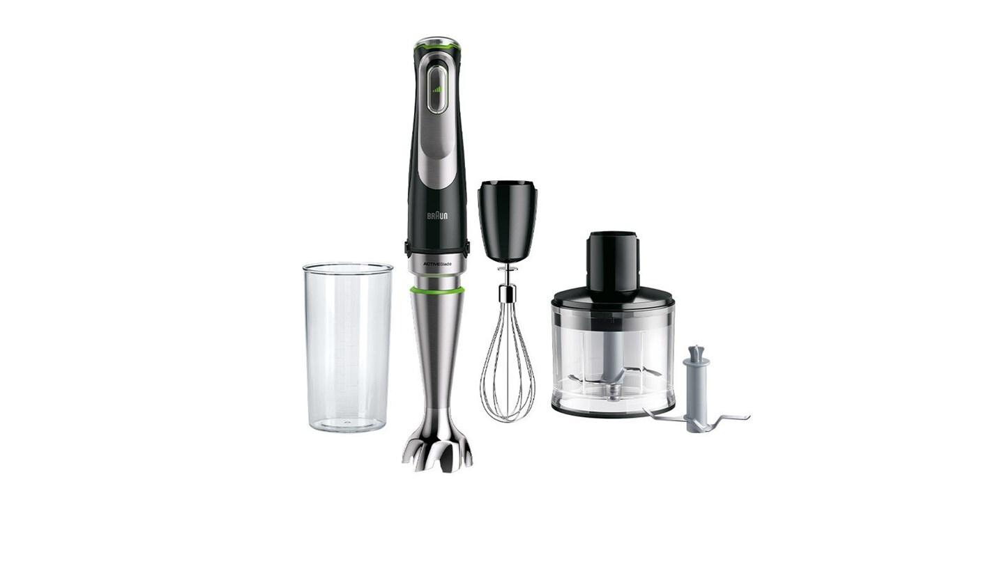 Braun MultiQuick 9 MQ 9135XI 0,6 L Frullatore ad immersione 1200 W Nero, Acciaio inossidabile