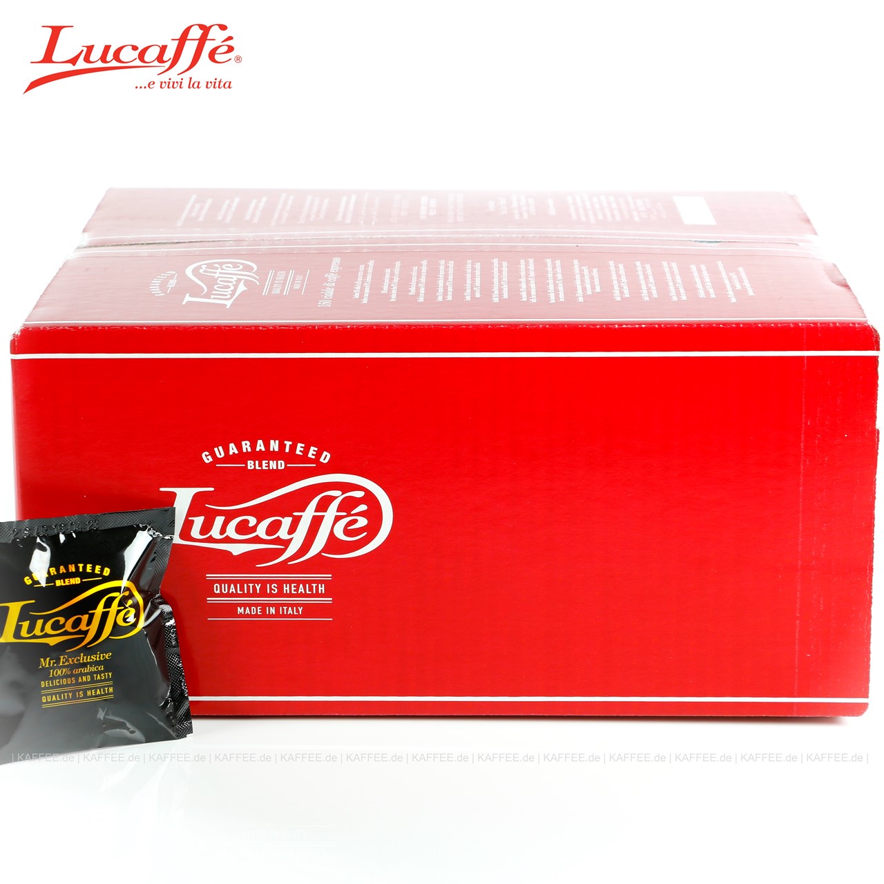 Lucaffe' MR. ESCLUSIVO 100% Arabica 44mm E.S.E. Tamponi di sistema 150 pezzi