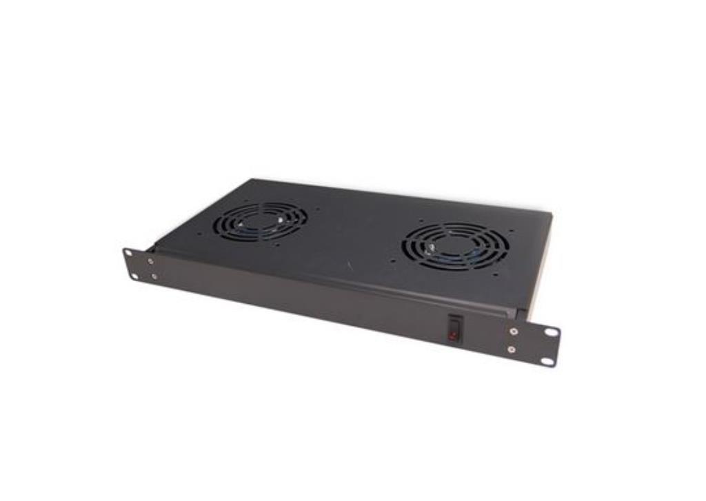 UNITÃƒÆ’Ã‚â‚¬ VENTILANTE A 2 CORPI 1U PER RACK 19" - ALIMENTAZIONE 230Vac - 50Hz D INGRESSO IEC320 C14 - COLORE NERO