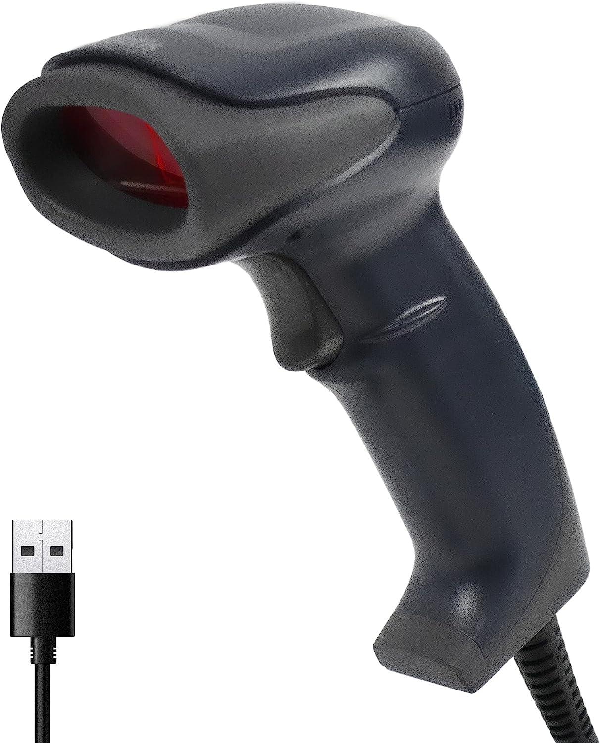 LETTORE BARCODE ATLANTIS SCANBAR A08-LN1200 Prof. di campo 10-390mmrisoluz 3 milsensore ottico 2500pixel 270 scan/sec USB