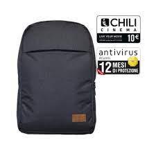 ZAINO x NB ATLANTIS LONDRA P004-BP1415-G fino a 156" 156L guaina protettiva antiurto tasca frontale con zip spallacci imbott.