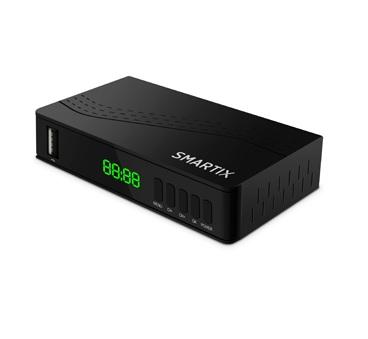 DECODER ATLANTIS SMARTIX SM20-DH17 DIGITALE TERRESTRE DVBT/DVBT2 HD MPEG-4/H.264 HEVC/H.265 1080p LCN EPG