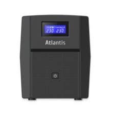 UPS ATLANTIS A03-HP2003 1500VA (900W) Sinewave Line Interactive 2x12V-9Ah Display LCD e LED stato UPS USB-HID 3xIEC 2xSchuko