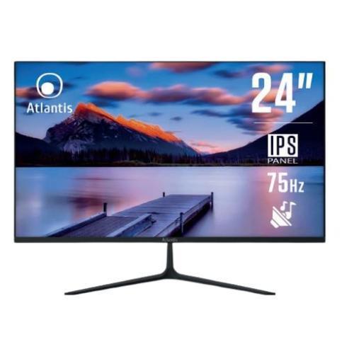 MONITOR ATLANTIS LED 238" Wide A05-HE24I-VHDM IPS 1920x1080 5ms 23510cd/m 1.0001 VESA MM VGA HDMI DP Black