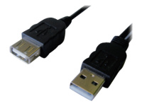 MD CAVO PROL USB A/A M/F TRASP 3M