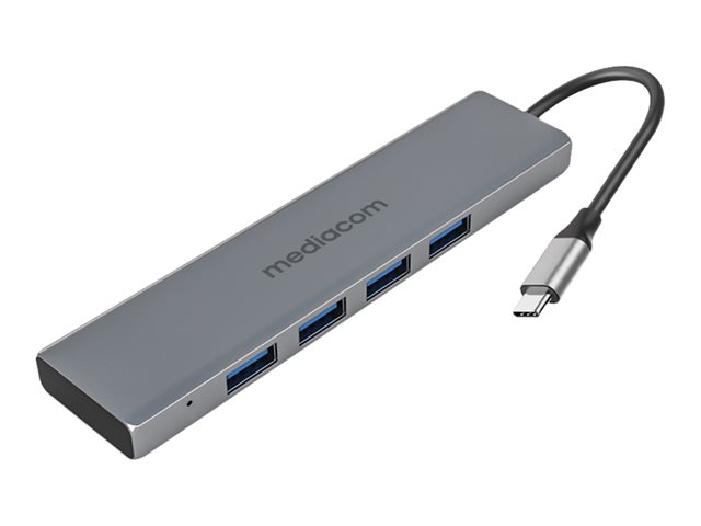 MEDIACOM HUB TYPE-C 4 PORTE USB 3