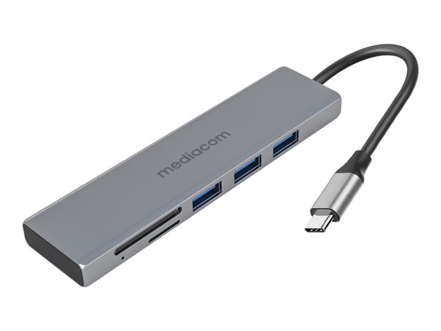 MD HUB USB-C 3PORTE USB 3/CARDREADE
