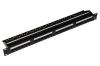 PATCH PANEL 19" LINK NON SCHERMATO UTP 24 PORTE 8 POLI RJ45 PER RETI CATEGORIA 6 - 1 UNITA' NERO