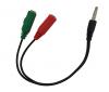 SODPPIATORE AUDIO PER CUFFIE E MIC