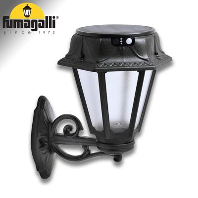 BISSO/ROSETTA NERO SATIN SOLAR LED 150 PIR CCT SET