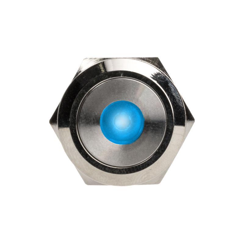Pulsante antivandalismo 22mm, Silverline Dot - RGB