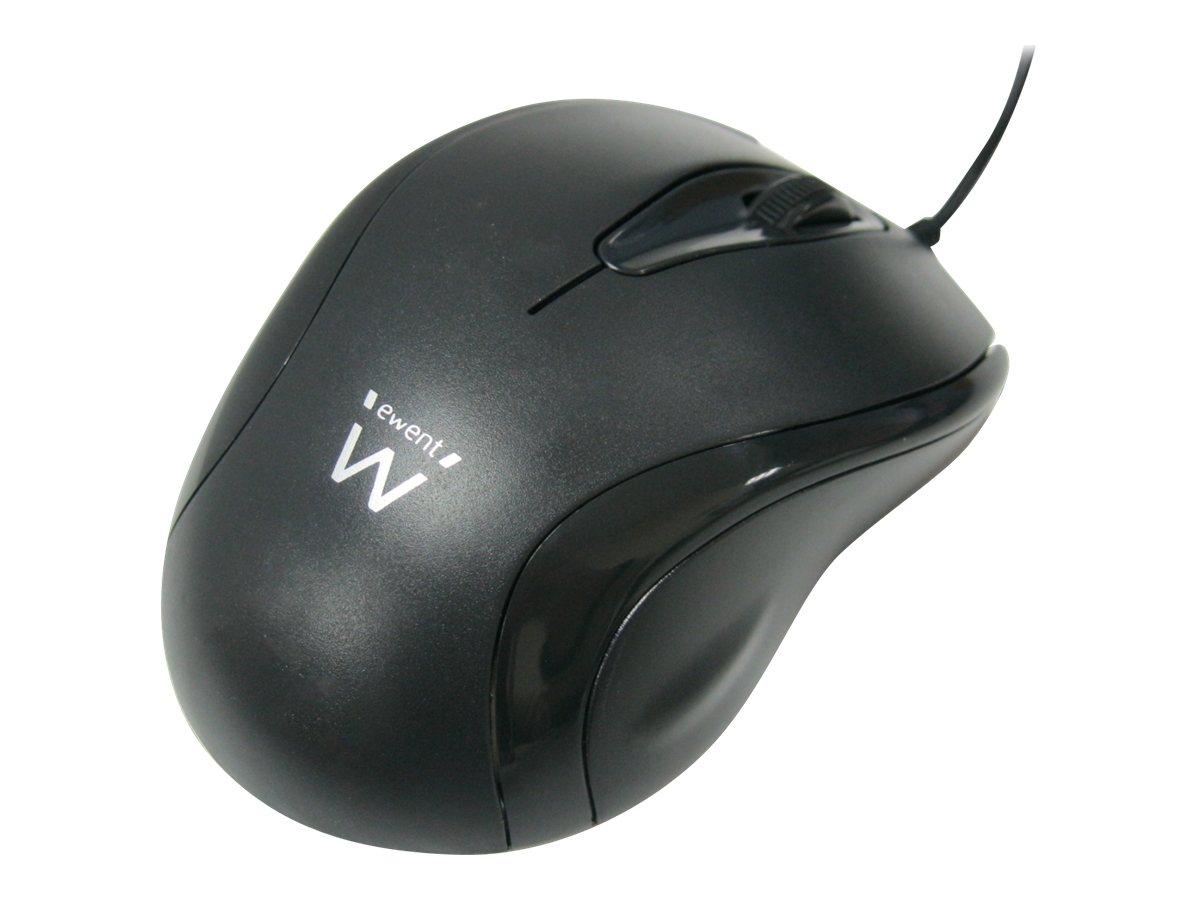 EWENT MOUSE OTTICO USB 1000 DPI NERO EW3152