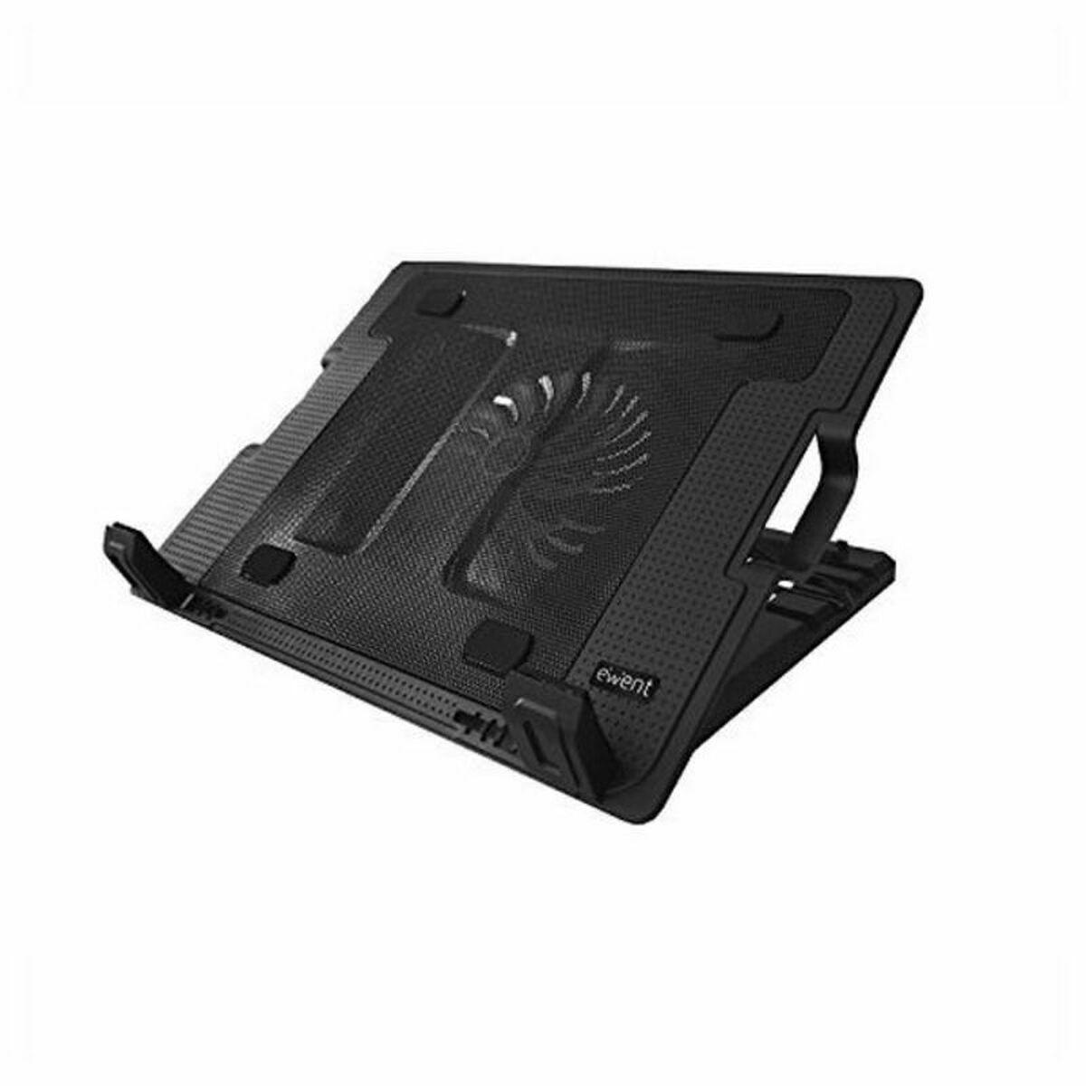 EWENT EW1258 Supporto Ventola Portatile 17"+2 USB