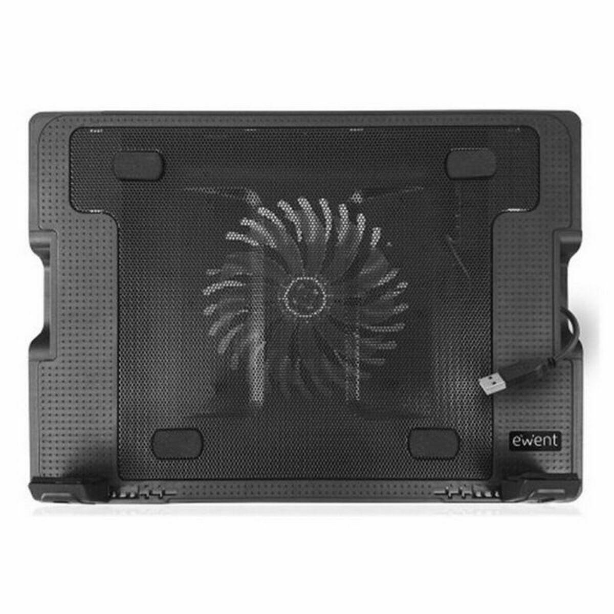 EWENT EW1258 Supporto Ventola Portatile 17"+2 USB