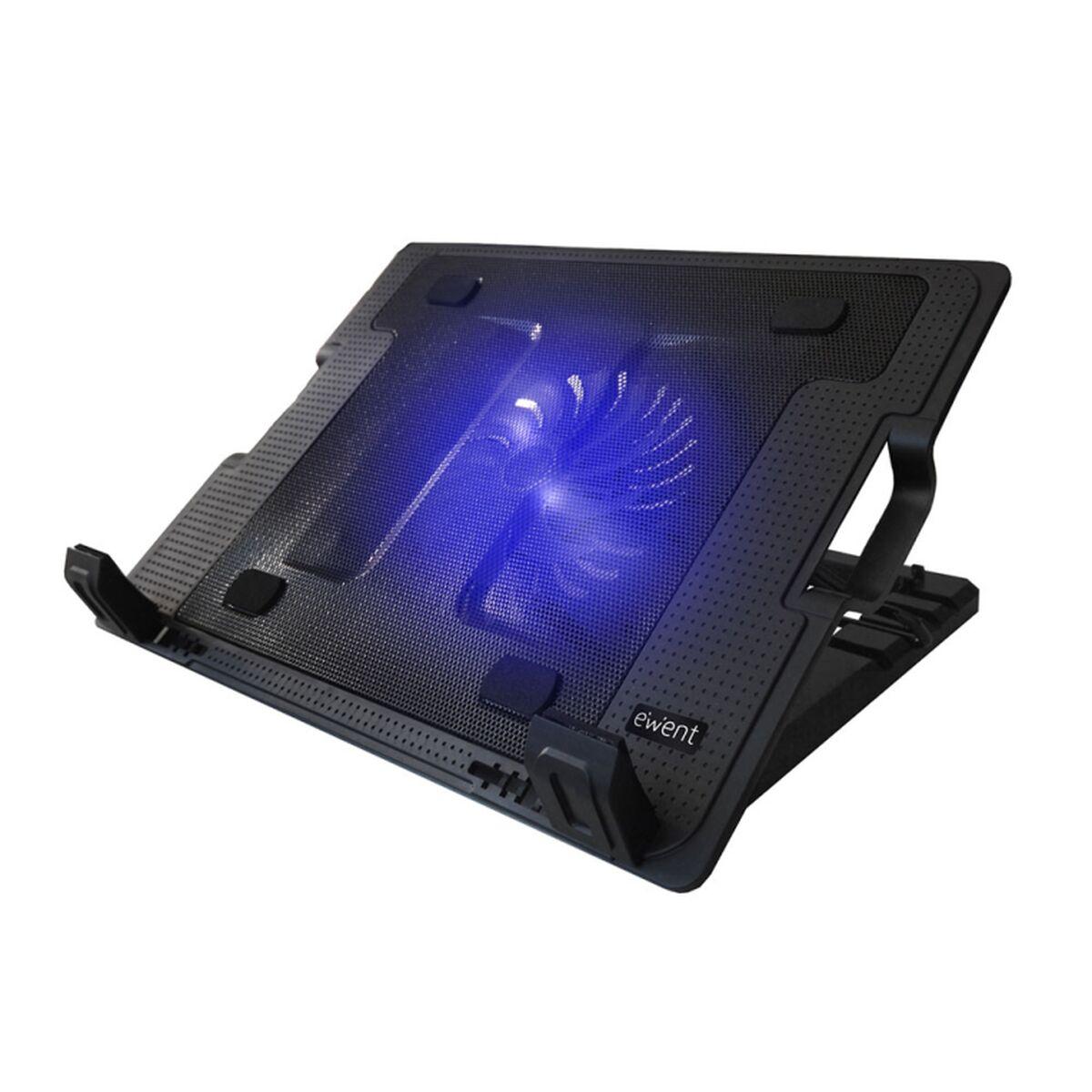 EWENT EW1258 Supporto Ventola Portatile 17"+2 USB