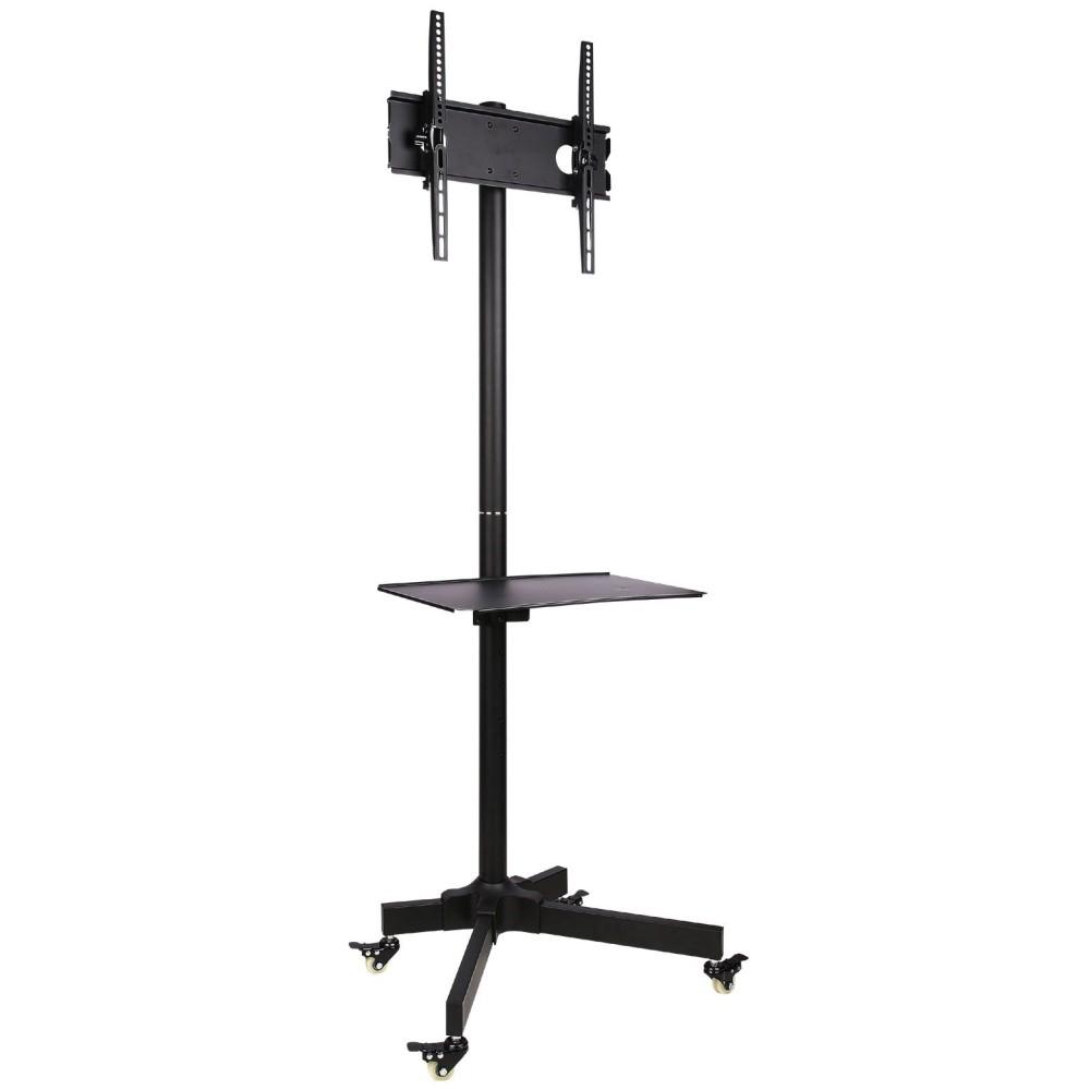 Techly Supporto a Pavimento con Mensola Trolley TV LCD/LED/Plasma 23-55 (Techly ICA-TR21 tv-beslag 139,7 cm [55)