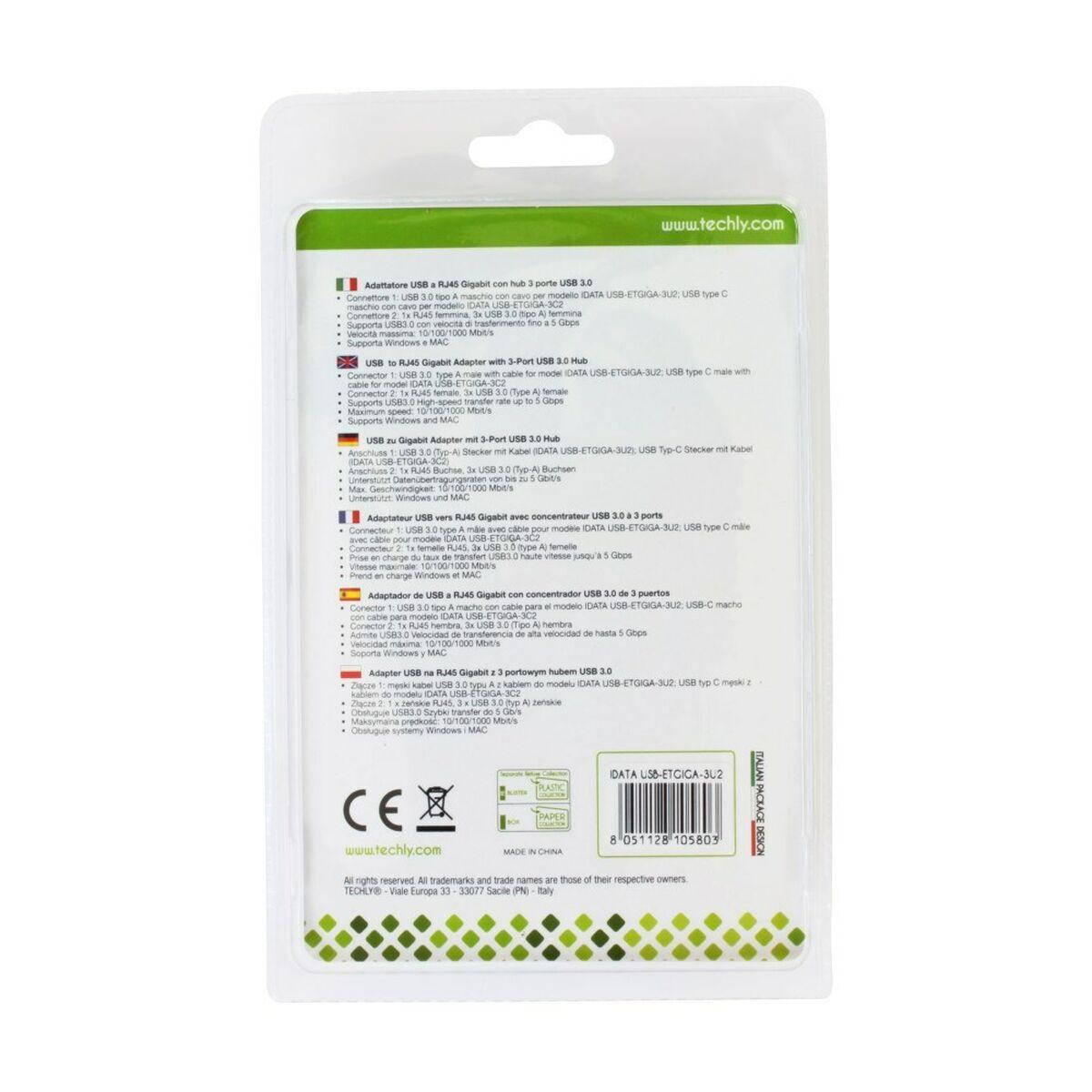 Adattatore USB Techly 105803 0,4 m