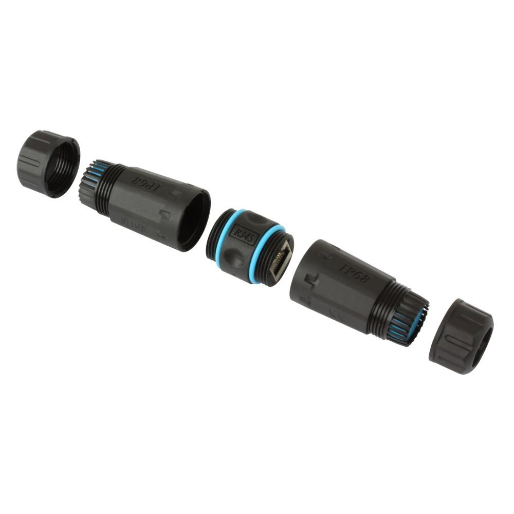 Techly Adattatore RJ45 F/RJ45 F Impermeabile Protezione IP68