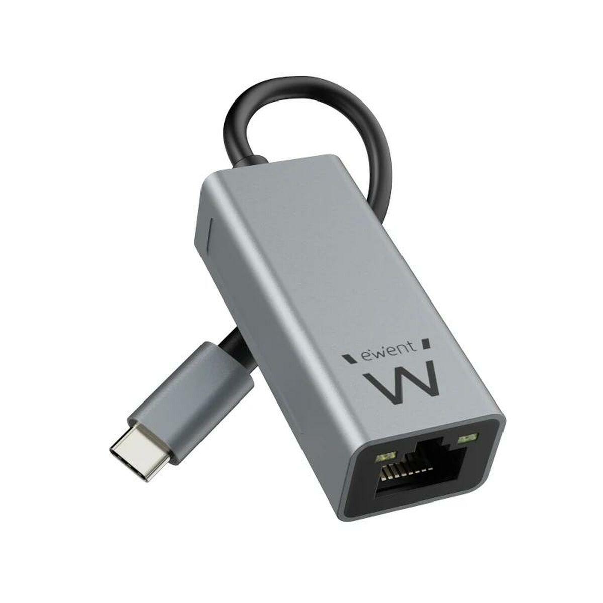 ADATTATORE DI RETE GIGABIT USB-C IN ALLUMINIO EWENT