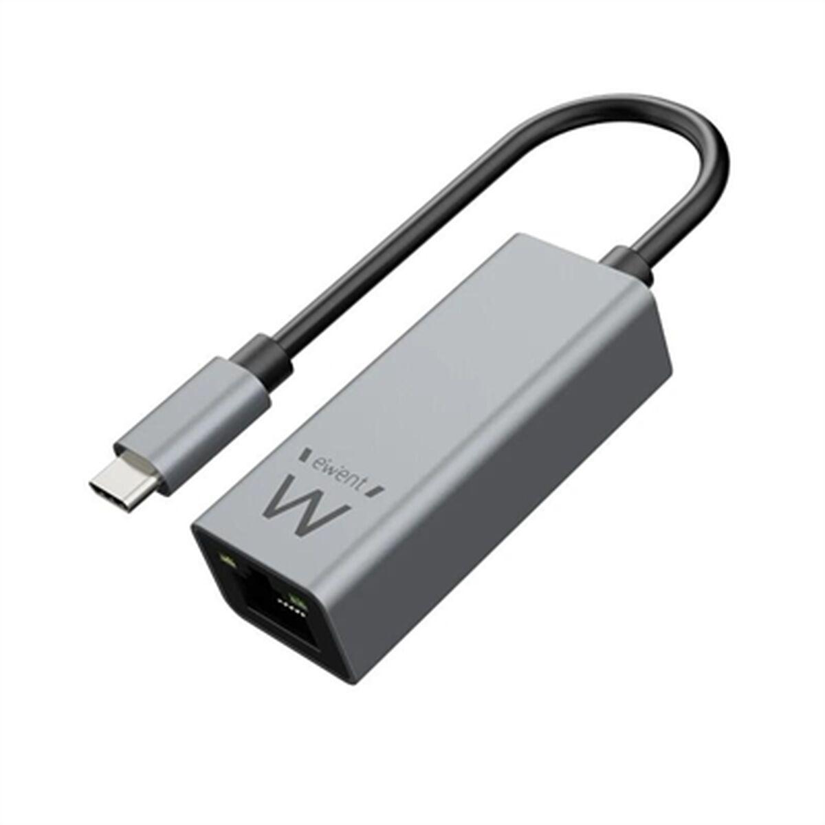 ADATTATORE DI RETE GIGABIT USB-C IN ALLUMINIO EWENT
