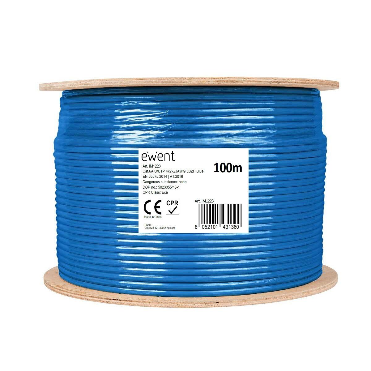 Cavo di rete Ewent Coil CAT6A U/UTP,LSZH,100m