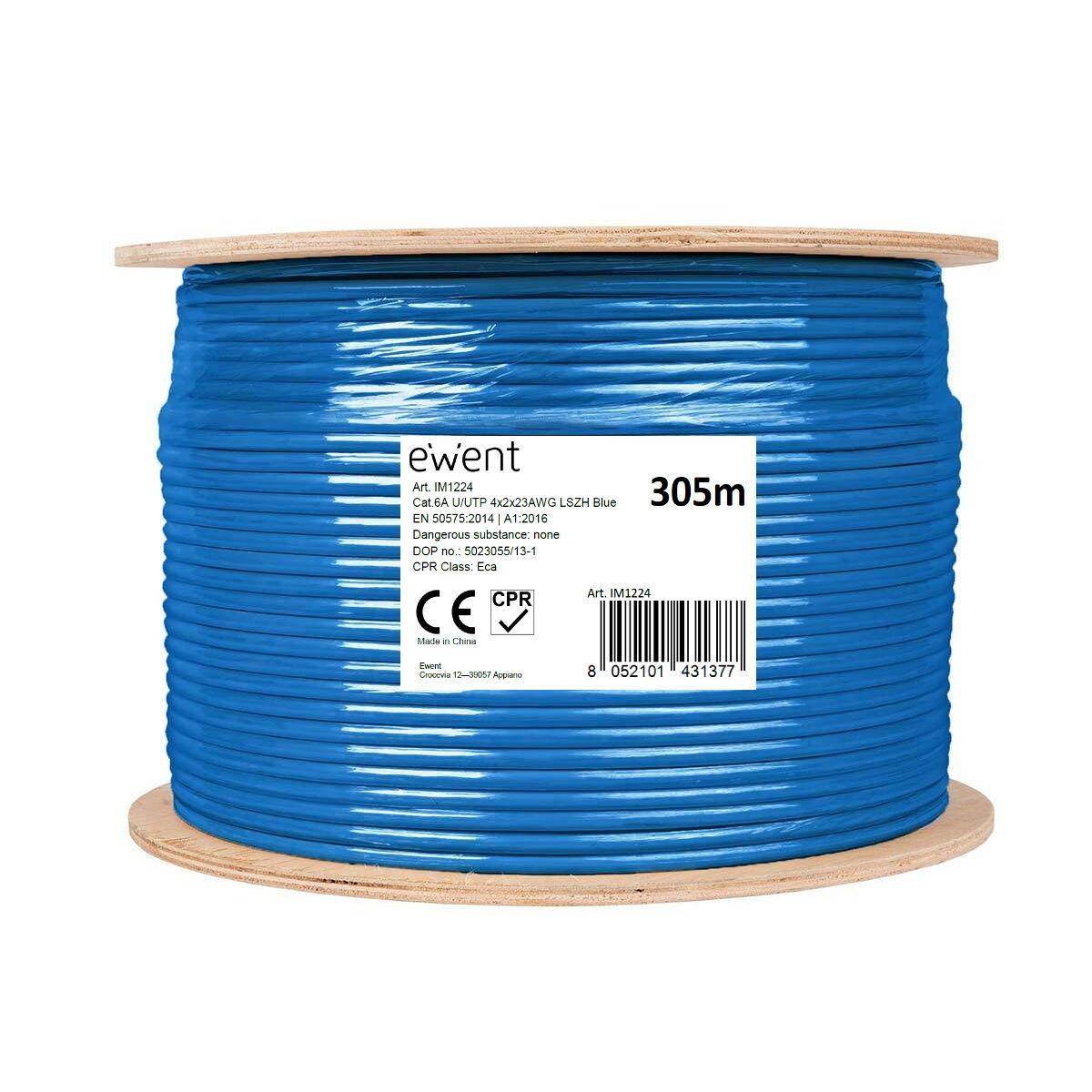 Cavo di rete Ewent Coil CAT6A U/UTP,LSZH,305m