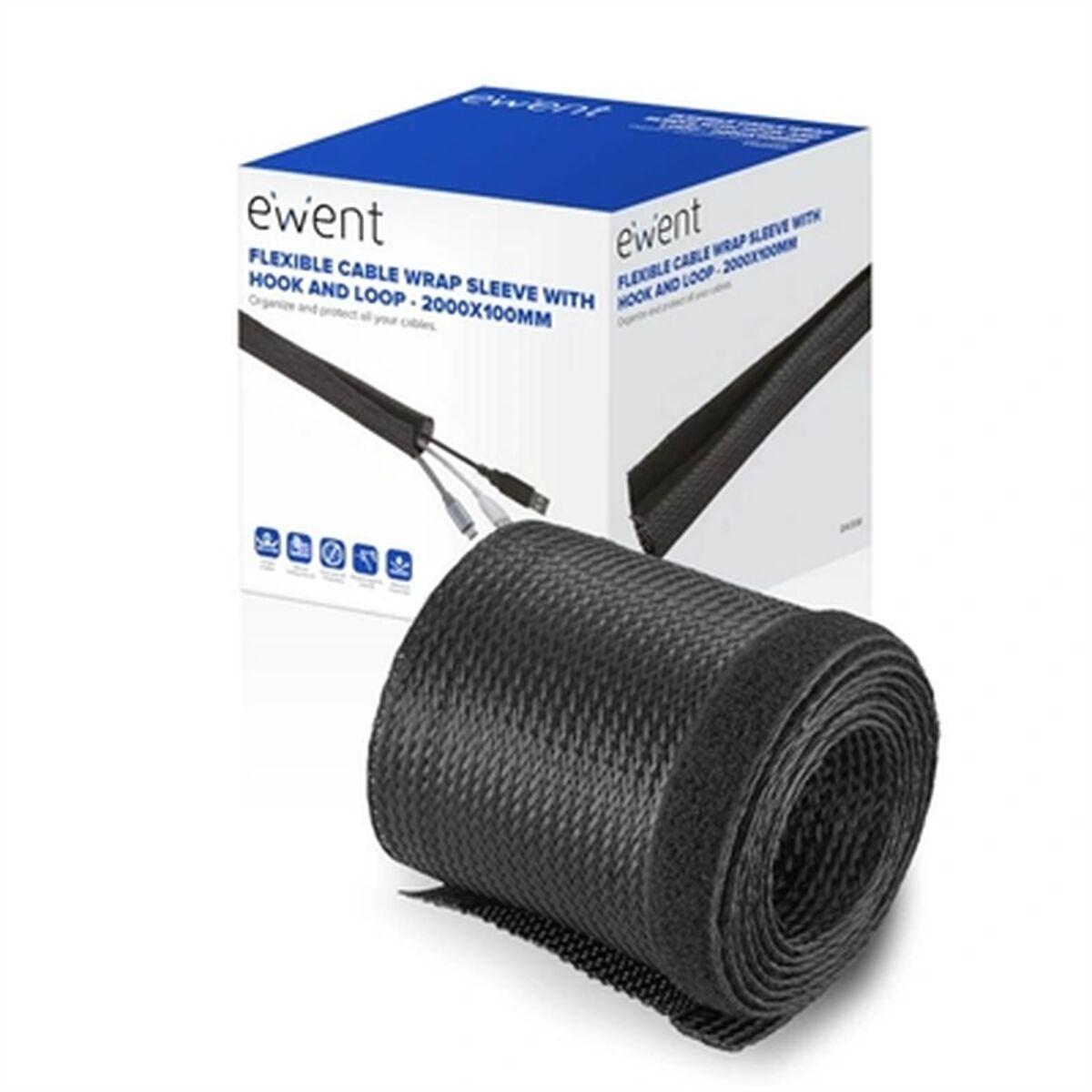 Manicotto per gestione cavi in Ã¢â‚¬â€¹Ã¢â‚¬â€¹velcro Ewent 2000X100mm