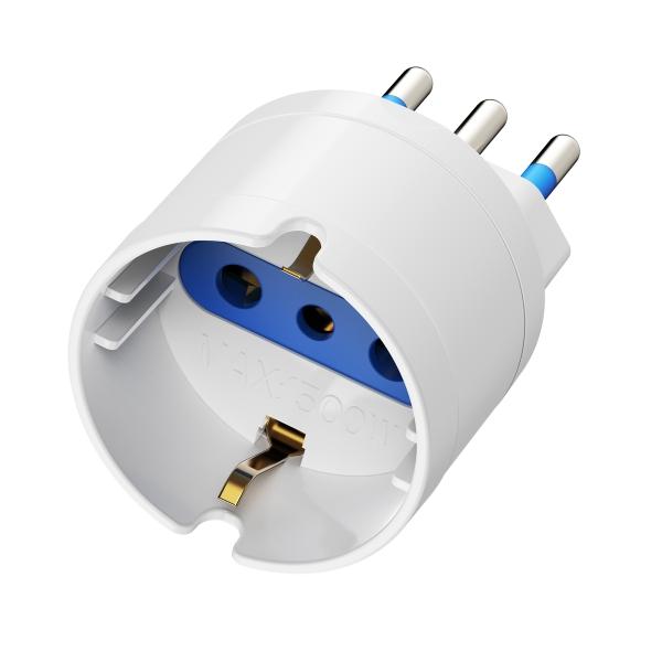 EWENT ADATTATORE ELETTRICO 1 PRESA SPINA ITALIANA 10A EW1198